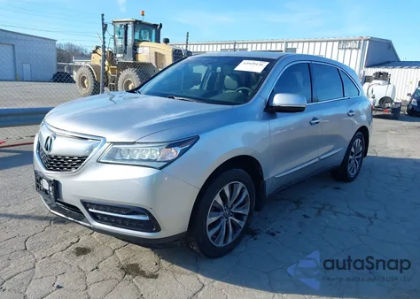 2014 Acura Mdx Technology Package from USA, damaged, VIN 5FRYD4H41EB007973